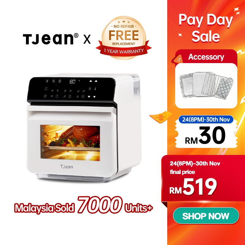 TJean Multifunctional Household Visual Steam Oven (10.5L)