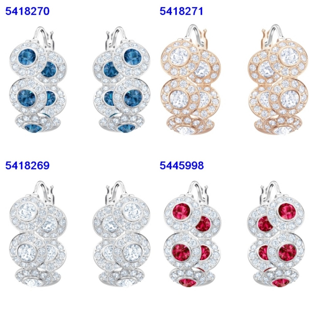 Fashion jewelry 2024 New classic Austrian ANGELIC Crystal earrings for women's Mother's Day gift non-allergic material with steel print