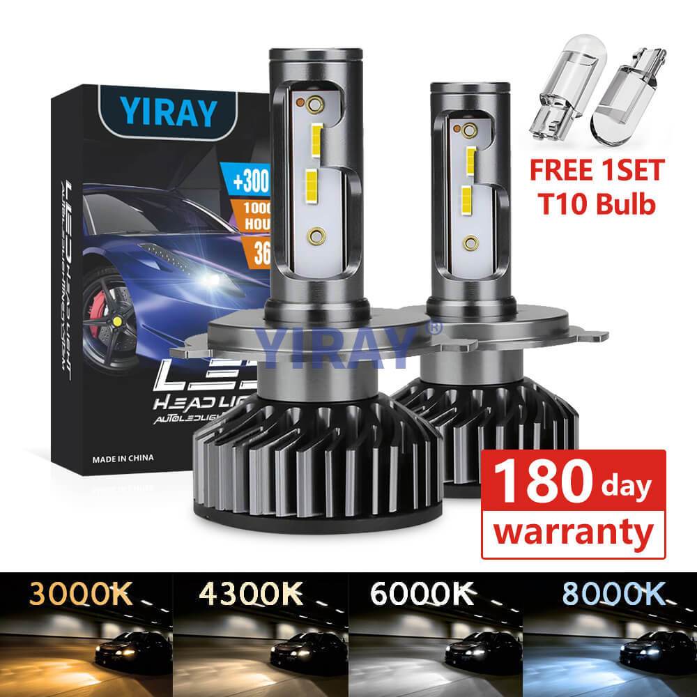 YIRAY High quality 110W 12000LM CSP Car Headlight LED H4 H7 H11 Canbus Bulbs H1 9005 9006 9012 HB2 HB3 HB4 3000k 4300K 6000K 8000K Auto Fog Light LED Bulb 12V