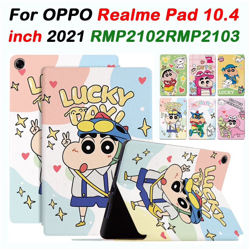 For OPPO Realme Pad 10.4 inch 2021 High Quality cartoon Leather Drop resistant Tablet case RMP2102 RMP2103
