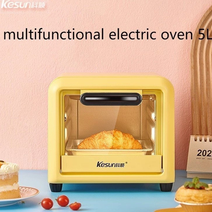 5-Star Kesun Multifunctional Electric Oven 5L Household Digital electric oven Small Oven Toaster Baking Mini Visual Oven Baking Rice full Automatic Healthy Electric Oven Nonstick