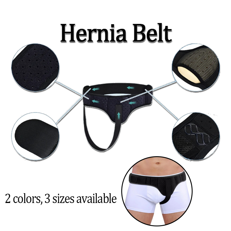 Adult Health Underwear Anti-Hernia Belt Groin Support Belt Wasy Wear Single-Sided Breathable Physiotherapy Belt