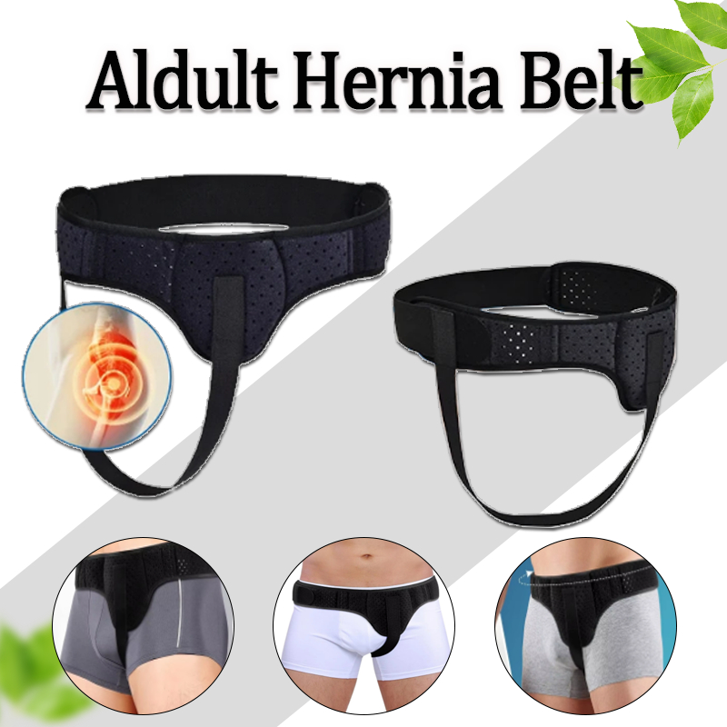 Adult Inguinal Sports Hernia Belt Truss Intra-penetrable Removable Compression Pad Hernia Support Brace Facilitates Pain Relief and Recovery