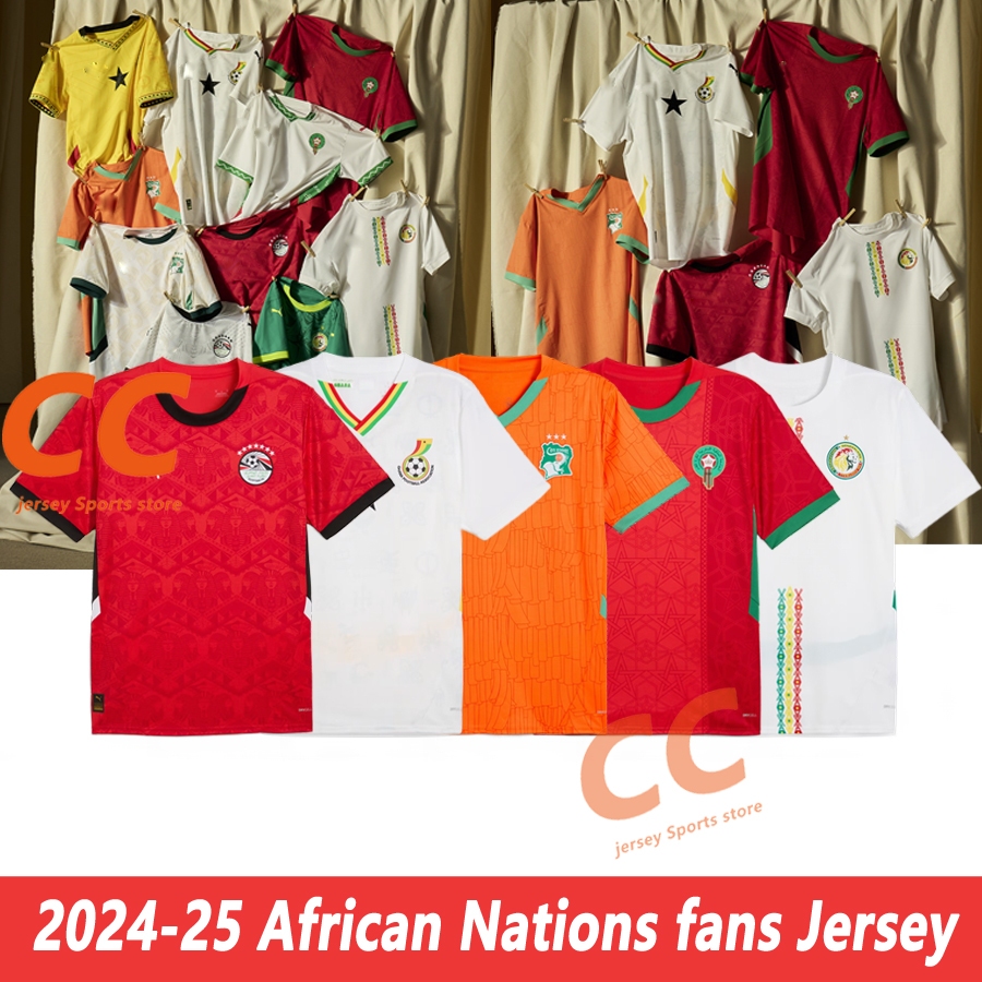 African Nations Soccer Football Jersey Sports T shirt Men's Jerseys 2024-25 Top Quality S-4XL Fans Version