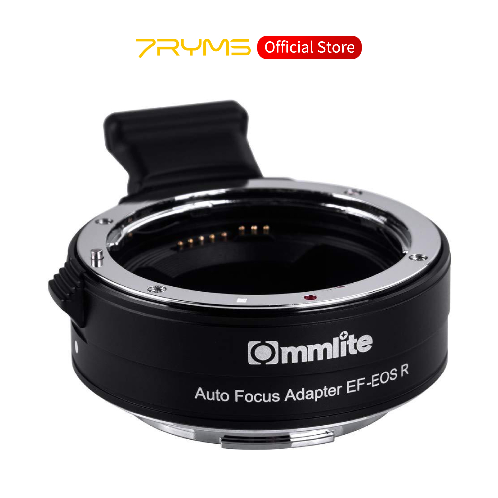 Commlite CM-EF-EOS R Lens Adapter, Electronic Auto-Focus EF to R Mount Adapter for Canon EF/EF-S Lens to EOS R, EOS RP, EOS R6, EOS R5 Series