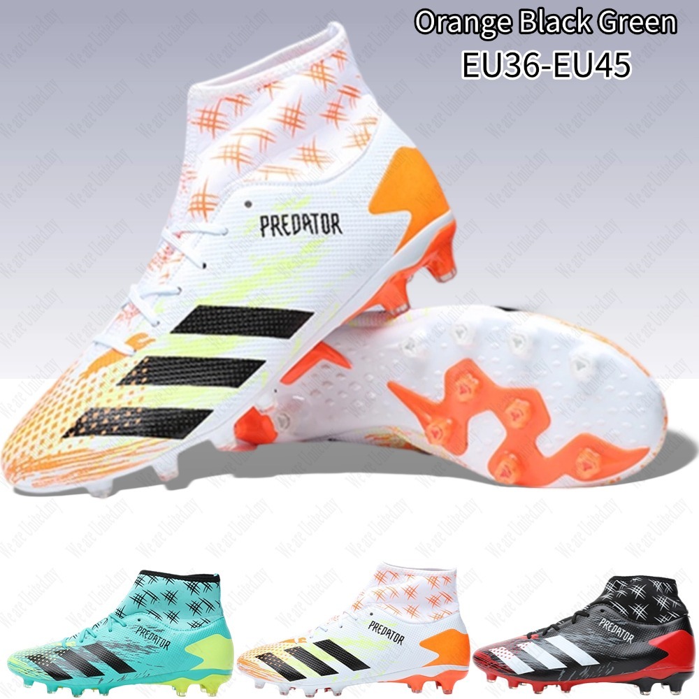 shipment from malaysia soccer shoes Football Shoes Football Boots man women spot spike EU36-EU45 Outdoor sports