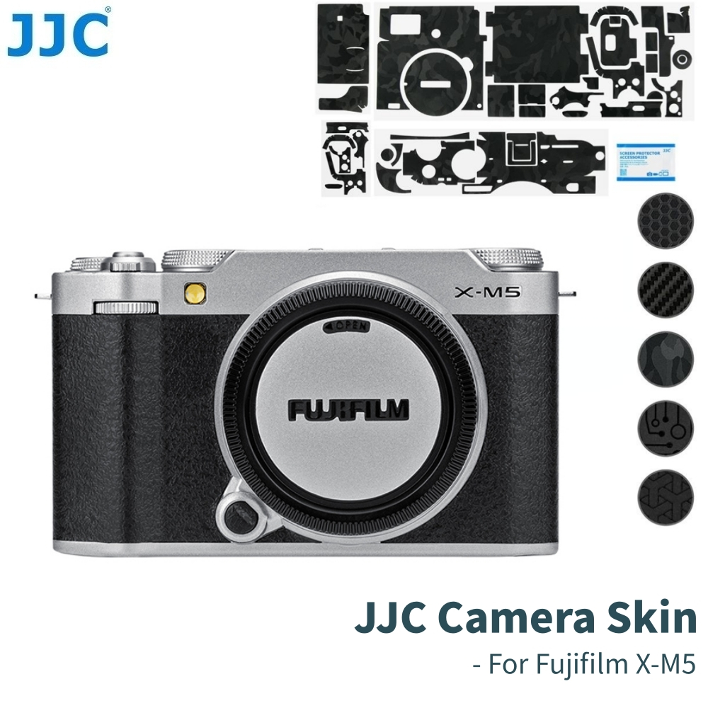 JJC SS-XM5 Anti-Scratch Camera Skin Sticker for Fuji Fujifilm X-M5 Camera Body Skin Film Cover Protector Accessories