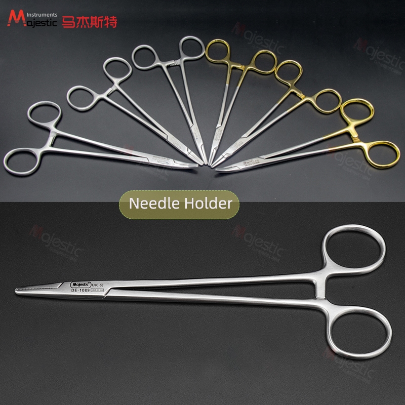 Autoclavable Dental Needle Holder Pliers Forceps Implant Tweezers Tools Dentist Surgical Instruments