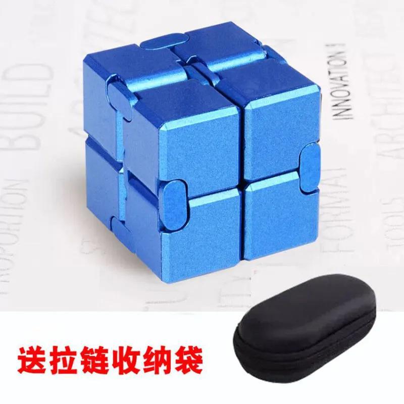 Infinite Rubik's Cube Aluminum Alloy Adult Decompression Decompression Fingertip Spinner Vent Fun Class Boredom