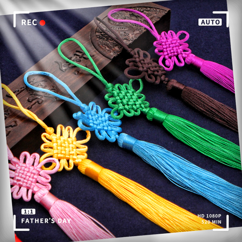 Chinese Knot Tassel / Lucky knot/Diy Craft Material / Handmade /Hanging spike / Anti-wrinkle / Bookmark/Accessories