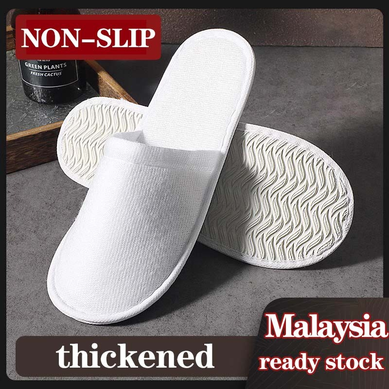 Mr.Hor Luxury Disposable Hotel Slippers Homestay Slipper Travel Slipper Room For Indoor Use Hotel & Airbnb 酒店一次性拖鞋