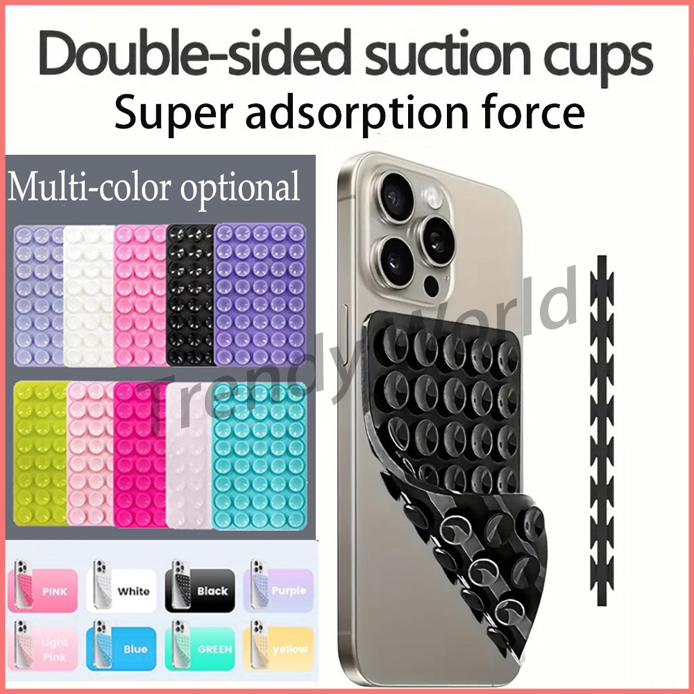 New double-sided silicone suction cup smartphone accessories silicone mobile phone cover suction cup holder Suction Cup Phone Holder - Hands-Free, Multifunctional, Strong Grip