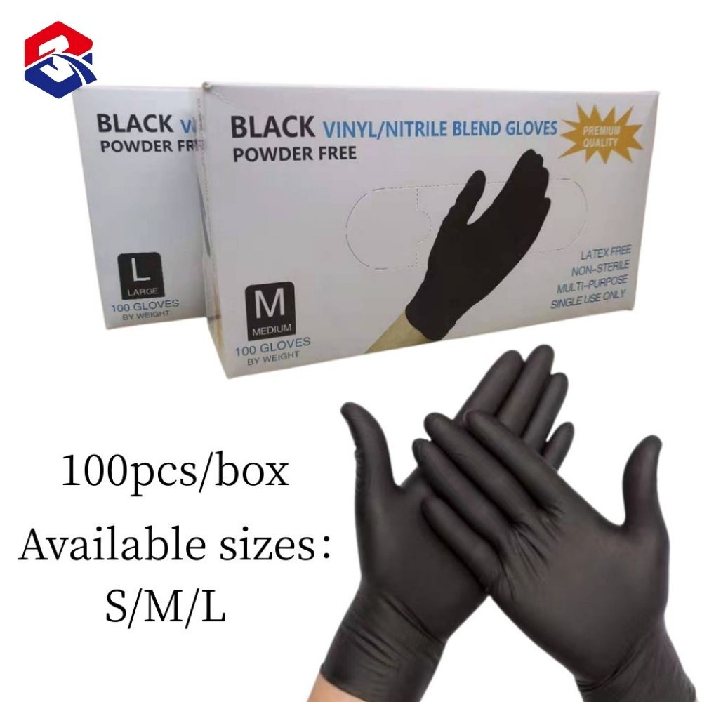 100pcs Quality Disposable Gloves [2 Color] Powder Free Latex Free Tattoo Beauty Care Body Art Gloves Disposable Cleaning Protective Food Safety Health Household