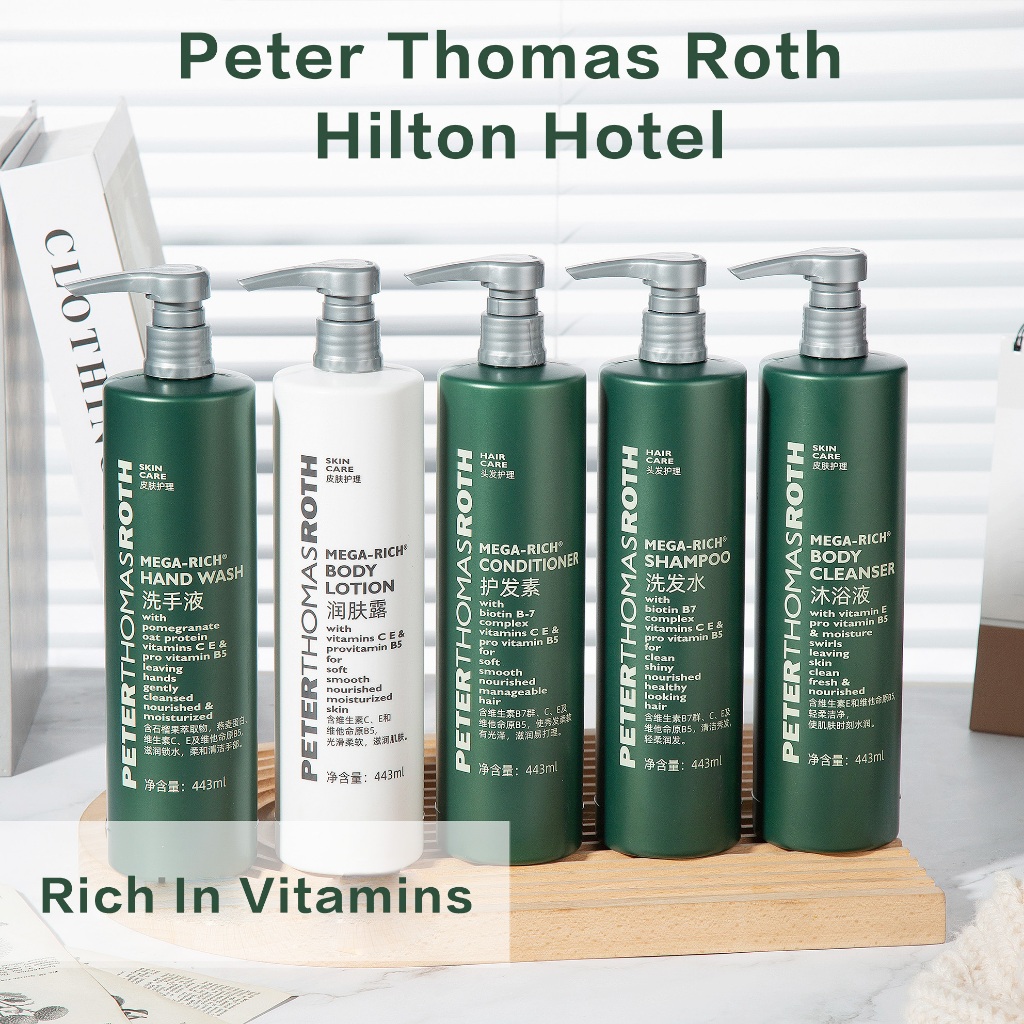 ❤️Special Offer❤️Peter Thomas Roth Hilton Hotel Shampoo/Conditioner/Shower Gel/Moisturizer/Hand Wash/Wash Toiletries彼得罗夫 维生素系列洗发水沐浴露护发素润肤露洗手液