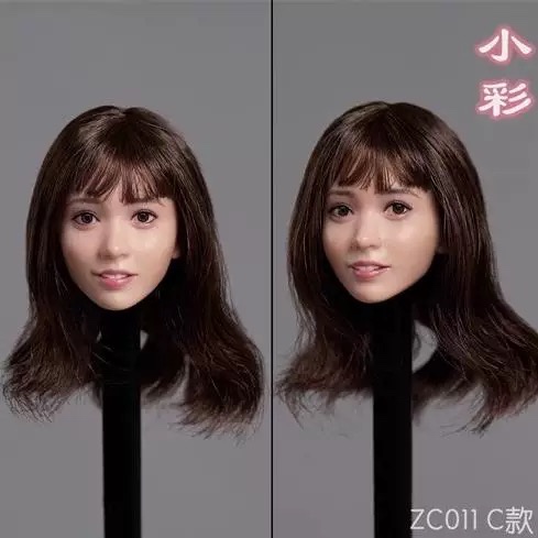 Ready Stock Z6TOYS 1/6 Xiaocai ZC011 Shima National Actor Female Movable Eye Beauty Head Carving Second Bomb