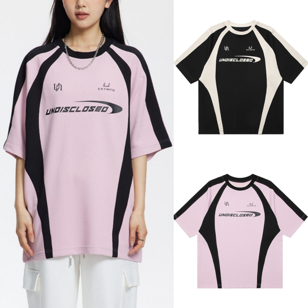 ✅【READY STOCK 】Beryl American Style T-Shirt For Women Loose Fit Printed T-Shirt Short-Sleeved Round Neck Casual Fashion