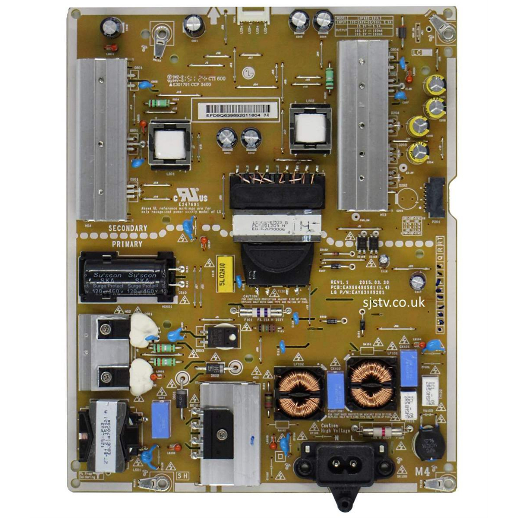 TV ORIGINAL 55UF680T LG 55UF680T.ATS EAX66490601 (1.5) EAY64009301 POWER BOARD 55UF6800-CA EAX66490501(1.4) EAY63989201 49UH600T Mla .ATS  ()     EAX66490501(1.4)