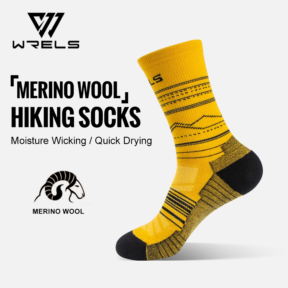 WRELS WZ1010 High Wool Socks Natural Deodorant Soft High Elasticity
