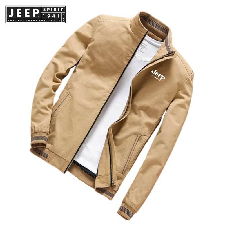 JEEP SPIRIT 1941 ESTD Nanjiren Spring Autumn Men's Bomber Windbreaker Jackets