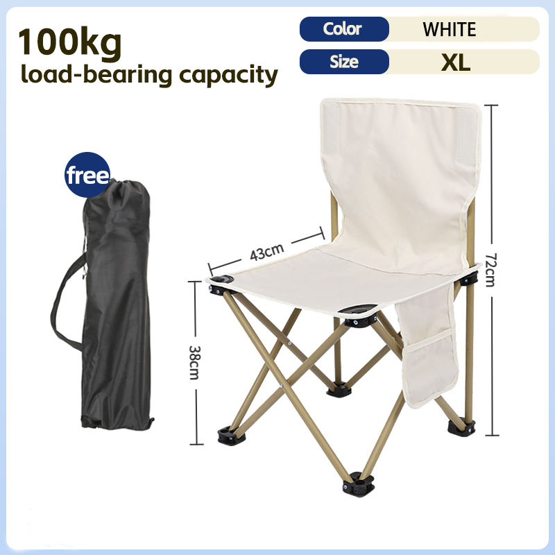 Folding Camping Chair Outdoor Camping Stool kerusi healing kerusi mancing 折叠椅