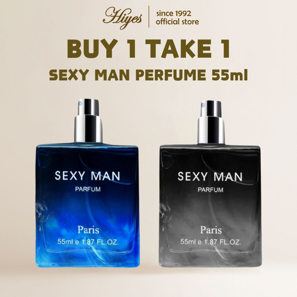 HIYES【Buy 1 Take 1】Sexy Man Perfume 55ml Oil Based Fragrance Long Lasting Limited