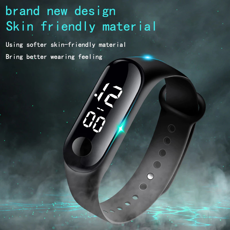 Original black smart bracelet sports fitness tracker pedometer heart rate blood pressure smart bracelet