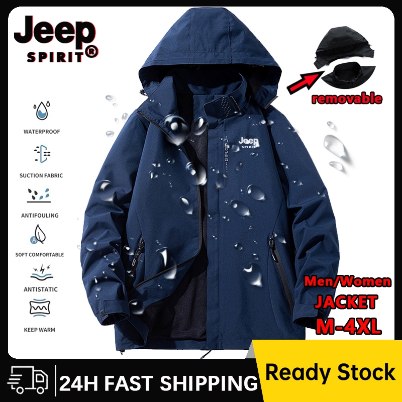 JEEP Outdoor Work Jacket Men's Sports Tide Brand Windproof and Waterproof Mountaineering Tour