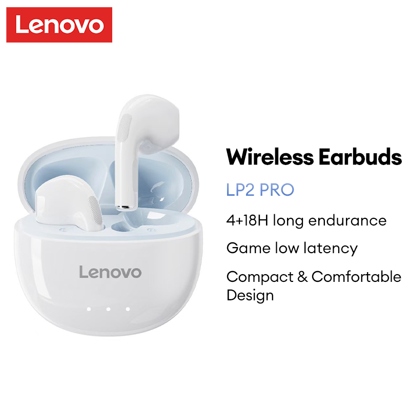 Lenovo LP2 Pro Bluetooth Earphone HIFI Stereo Intelligent Noise Reduction Large Capacity Battery