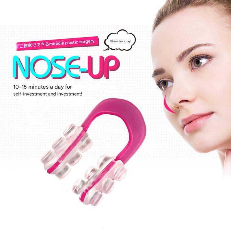 Nose Shaper Lifter Clip Nose Up Lifting Soft Silicone Rhinoplasty Nose Bridge Straightener Corrector Silicone Nose Massage Nose Slimming Upgraded Nose Clip Nose Lifter Shaping Nose