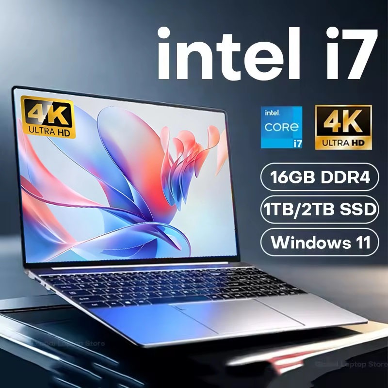 【Three year warranty】Ultra thin business laptop | Intel core i7 | 15.6" FHD | Fingerprint unlock | 16GB RAM |1TB SSD | Windows 11 |Office study laptop
