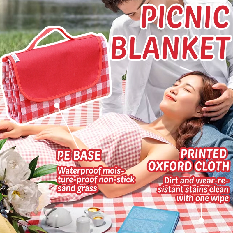 ✨【IN STOCK】✨Picnic mat camping mat Oxford cloth 200 × 300 portable foldable waterproof dustproof suitable for family outings and gatherings野餐垫Tikar Lipat Mudah Bawa
