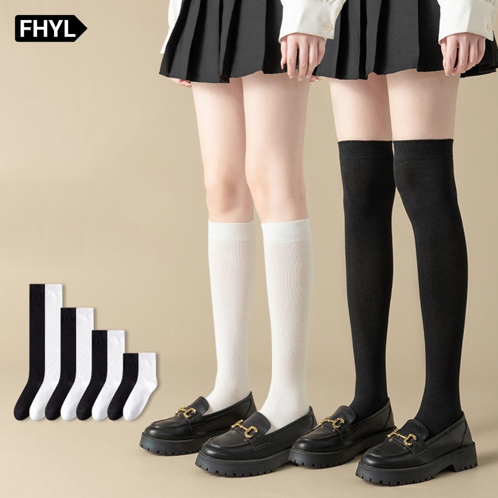 FHYL Women Warm Winter Thermal Stocking Pure Cotton Calf Socks Over Knee Thick Socks Women