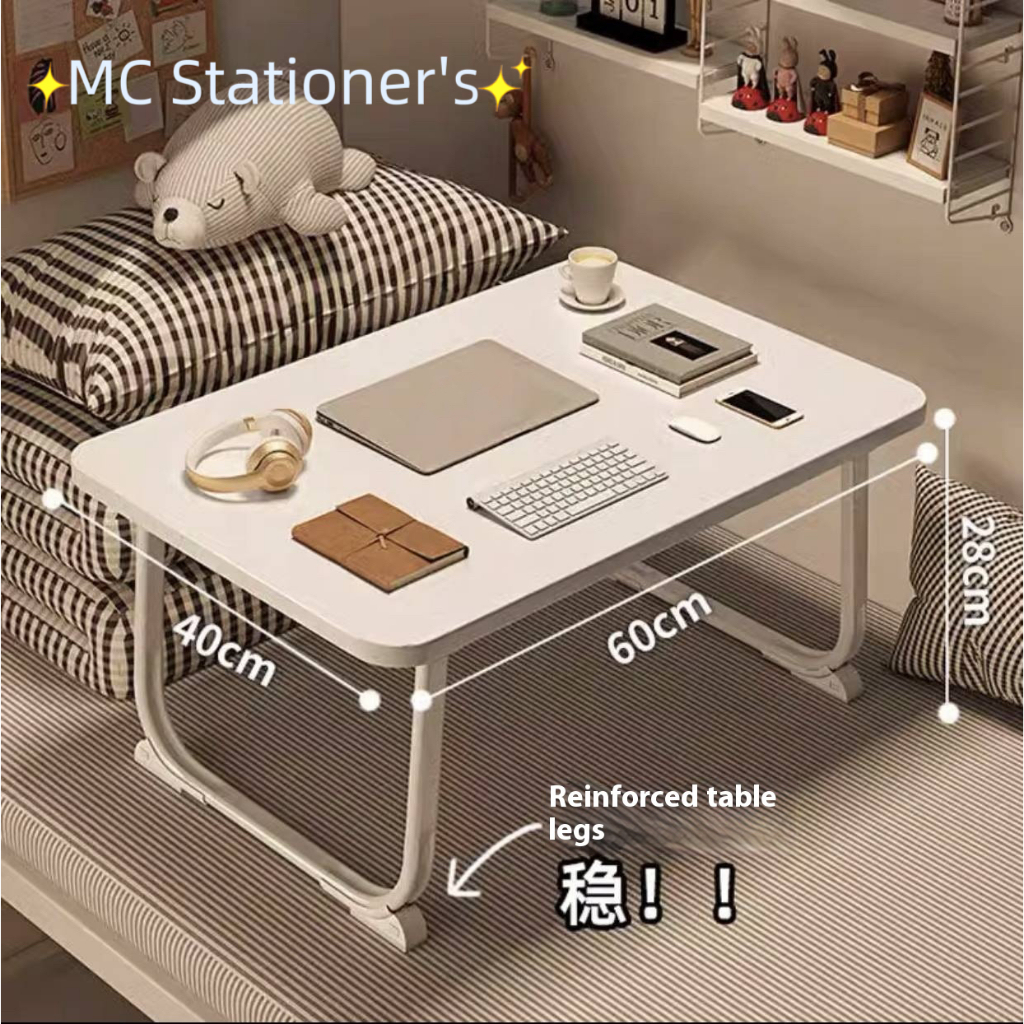 Bed Small Table Study Table Foldable Table Computer Table Student Dormitory Bedroom Foldable Table