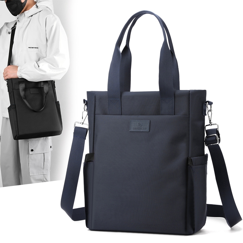 Fashion Designer Men's Messenger Bag, Suitable for Commuter and Short-distance Travel, Large-capacity Business Briefcase, Portable Men's Messenger Bag