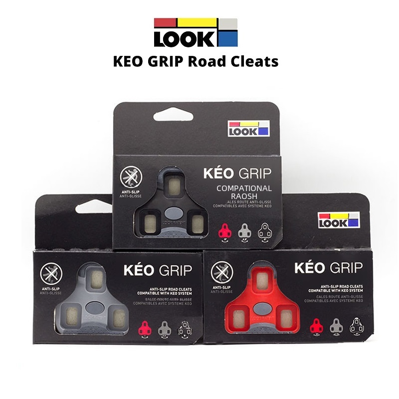 Look Keo Grip Cleats Attachment Road Bike Anti-Slip Locking Plate LOOK Attachment 0/4.5/9 Degree