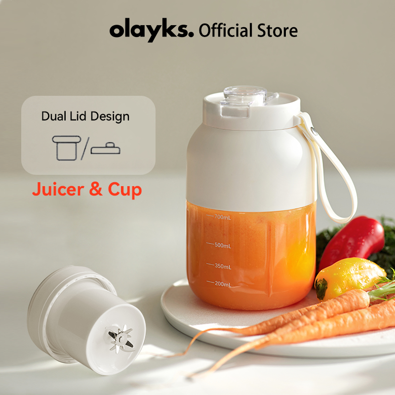 Olayks Portable Juicer Blender 1000ML Water Bottle Ice Crusher Mixer Wireless Juice Blender Cup 榨汁机