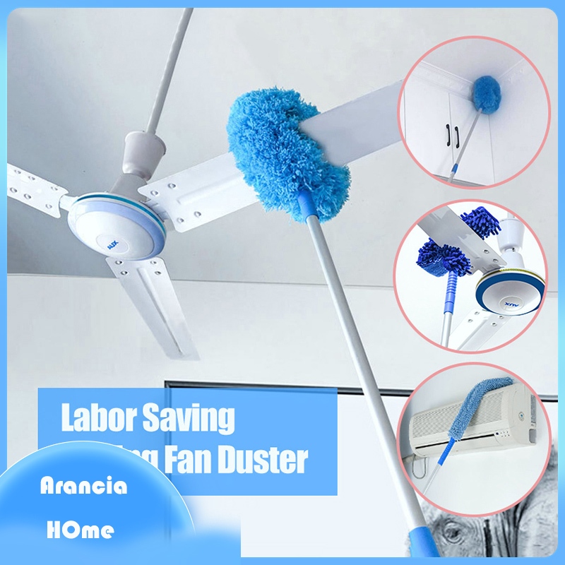 *READY STOCK AT MALAYSIA*Ceiling Fan Duster Dust Cleaner Cleaning Tool Adjustable Microfiber Brush Cobweb Mop Penyapu Kipas Siling Pembersih Pengumpul Habuk 除尘掸