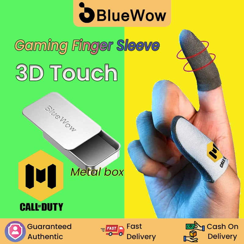 BlueWow Ultra-Thin Durable Gaming Finger Sleeve