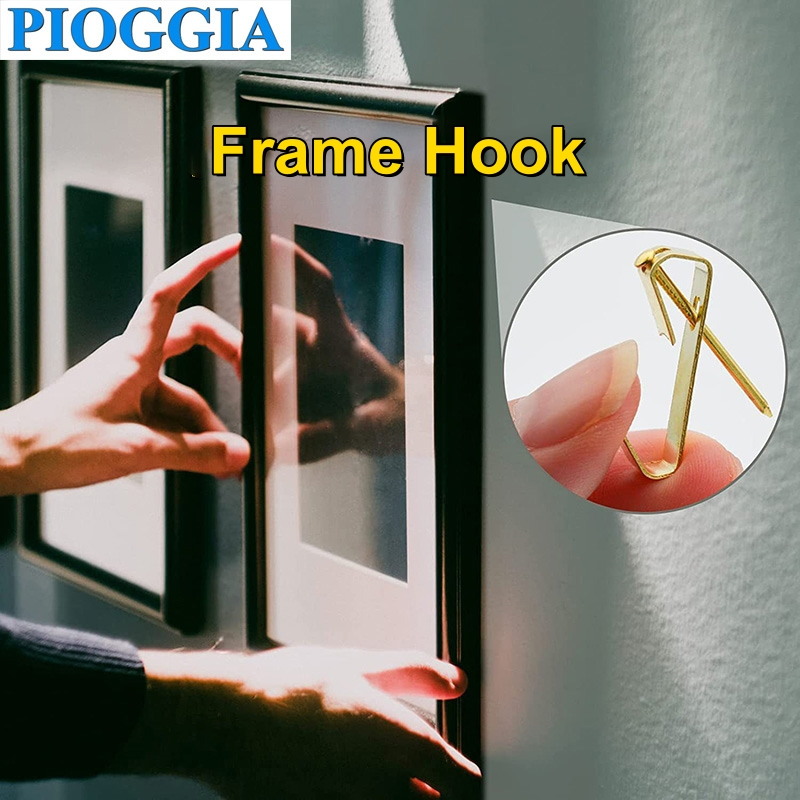 PIOGGIA High quality wall mounted photo frame hooks, metal hangers, and key hooks, used for hanging photo frames and oil painting stands at home, with nails P749