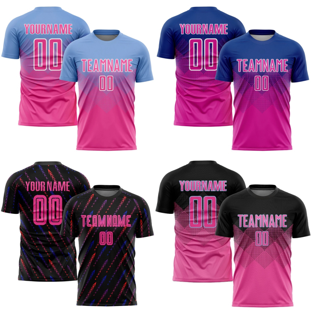 【Free Custom Name And Number】2025 Men's And Women's Custom Graffiti Pattern Jersey T-shirt Royal-Light Blue Scratch Sublimation Soccer Uniform Jersey