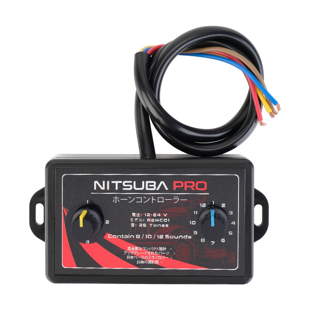 🔥FAST SHIPPING🔥Horn Switch Kit Malaysia | Kotak Hon 3 Lubang | Kawalan Bunyi Elektrik 8-25 Mode | 12V/24V Sesuai Kereta + Lori + Motosikal | Installation Mudah