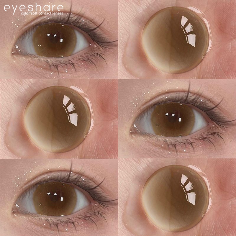 Eyeshare Natural color Contact Lens Bigeyes 14.2mm 1 Pair Contact Lenses Yearly