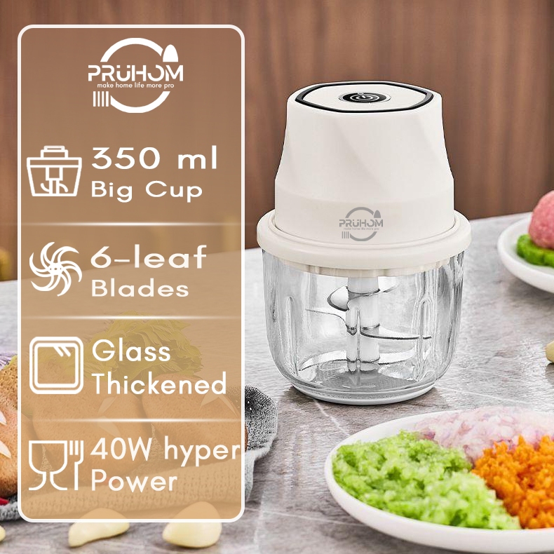 Blender Glass Cup Baby Food Processor Capsule Cutter Garlic Chopper  Mini blander kering Electric Mixer 攪拌機 蒜米搅拌器