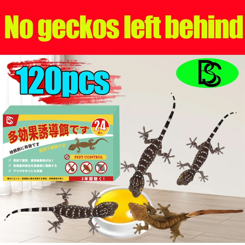 ? 120 Pieces ?Lizard killer ubat cicak ubat cicak paling berkesan Dual Function: Kill & Prevent lizard trap 壁虎药