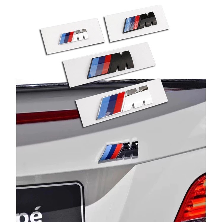 3D high-quality metal car emblem BMW M2 M3 M4 M5 M6 rear side sticker 3 series, 5 series, 7, X1 X2 XM X4M X5M X6M