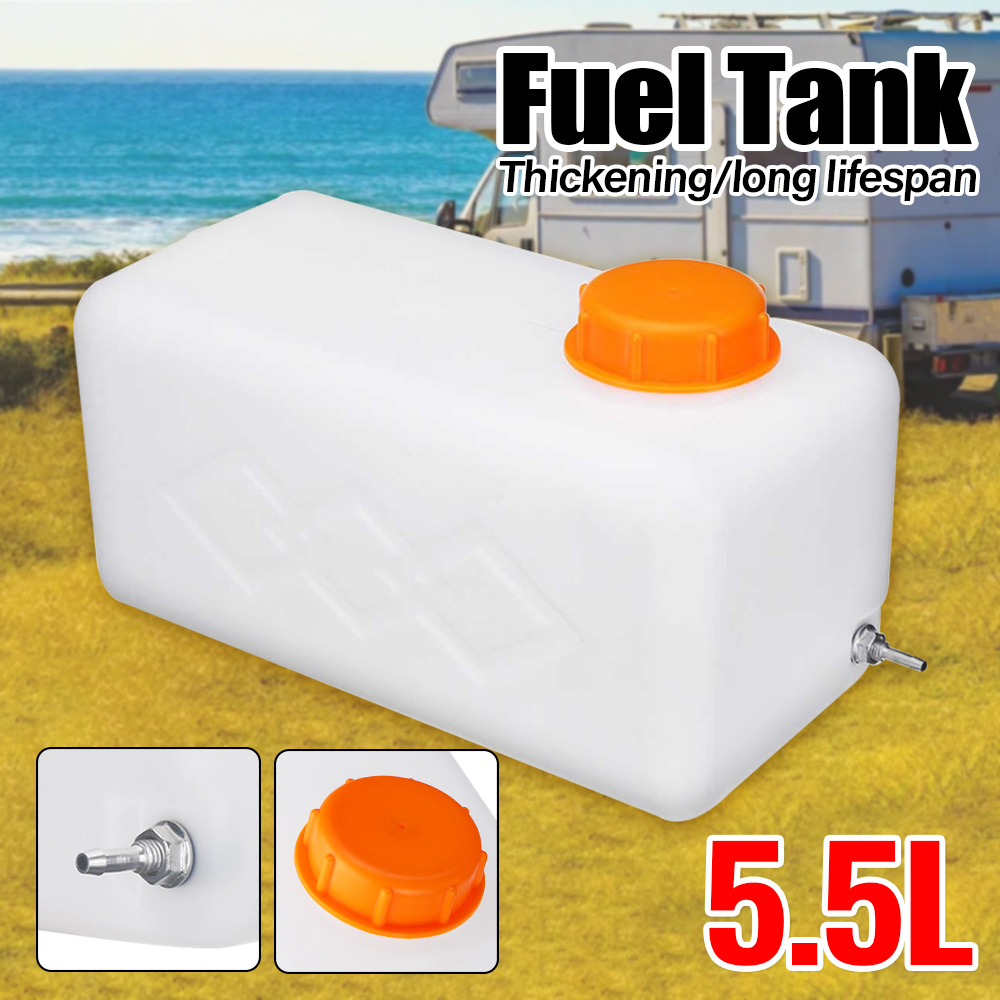 Fuel Tank 5.5L Oil Can Gasoline Diesels Petrol Plastic Storge Canister Water Fan Tank Boat Car Truck Parking Heater Accessories