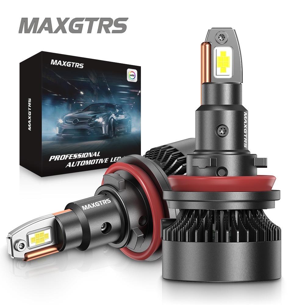 MAXGTRS New up 2x H1 H4 H8 H11 9005 9006 9012 H7 14000Lm CSP Chip Led Beam 130W with Fan Car DRL Fog light
