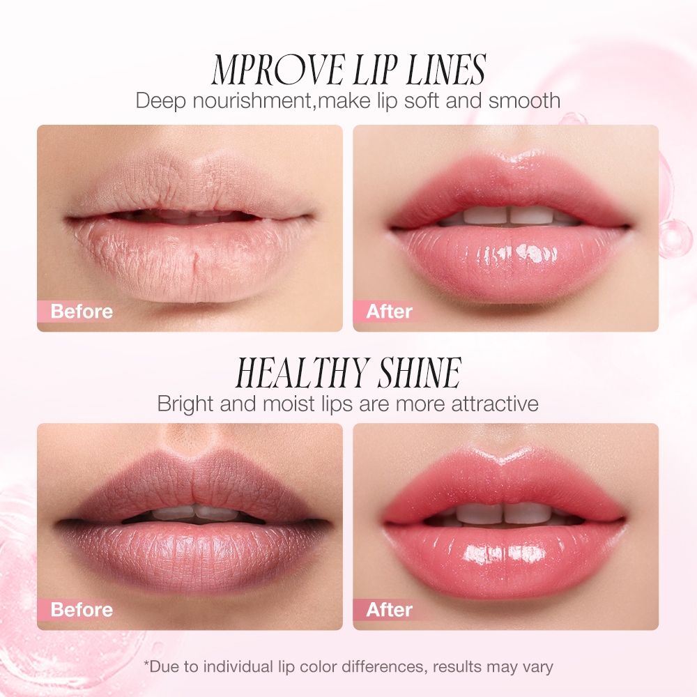 O.TWO.O Haute Gold Foil Thermochromic Lipstick Color-Changing Lip Balm Moisturizing Vitamin E