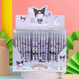 【12PCS】gel pen Kuromi/Gemini/Melody/Astronau student learning terasable gel pen Gel Stationery Melody Gemini Kuromi Astronaut Erasable Pen