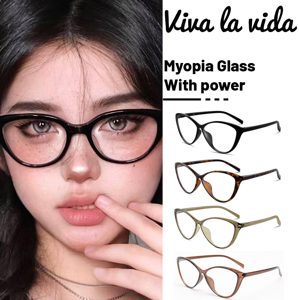 【-0°~-6.0°】Myopia Nearsighted Anti Blue Light Glasses with power spek mata Anti Radiation Eyeglass New Fashion safety Reading Glasses For man and women Unisex P01